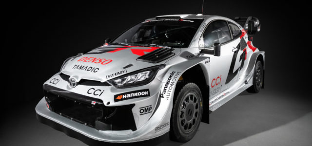 Pour les manches européennes du championnat du monde des rallyes, à partir du Portugal le mois prochain, la Toyota Yaris Rally1 s’offre une nouvelle livrée « SILVER » argentée.