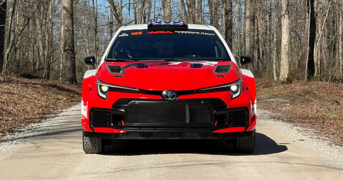 Latvala à l’Olympus Rally (USA) en Toyota Corolla RC2